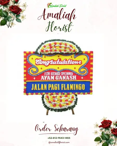 Sewa Papan Bunga Jlamprang